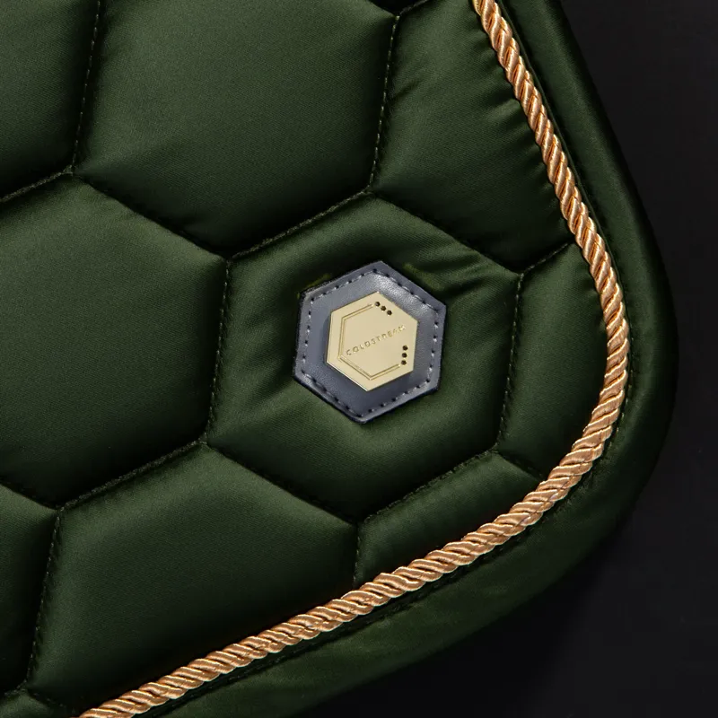Coldstream Marygold Dressage Saddle Pad - Fern Green-1